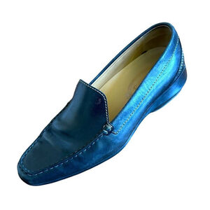 Tod’s Classic Preppy Black Leather Loafers Size 8.5